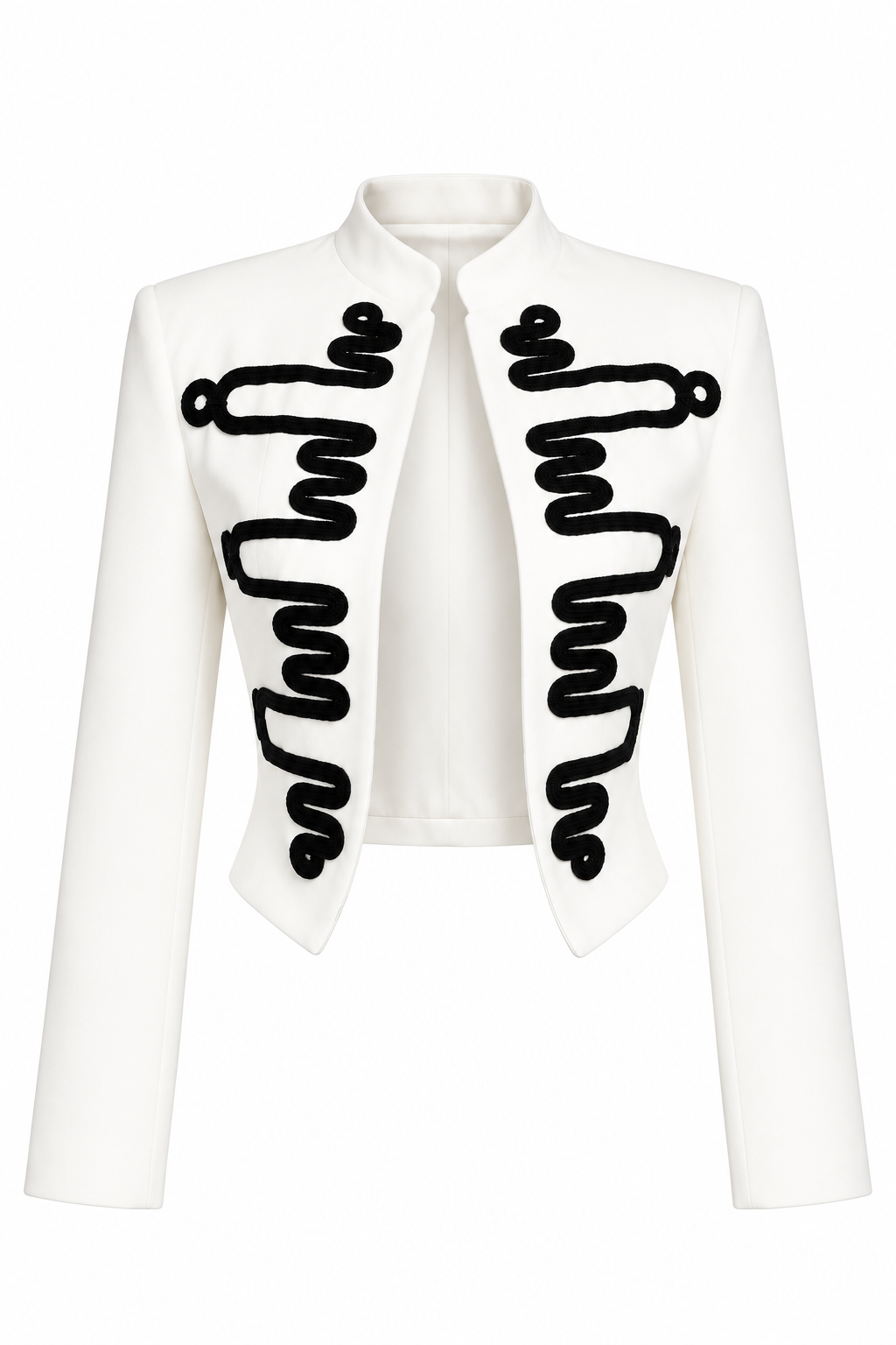 REGAL BRAID CROPPED JACKET