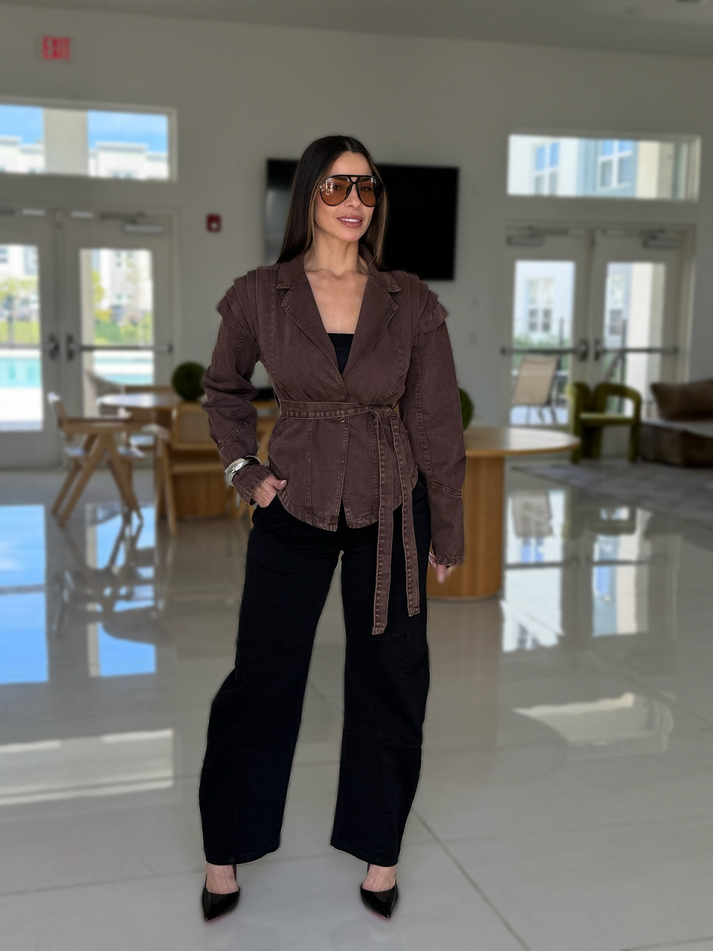 MARGOT BELTED JACKET