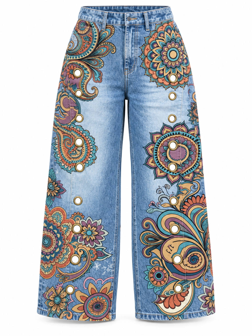 LAVINIA PAISLEY JEANS