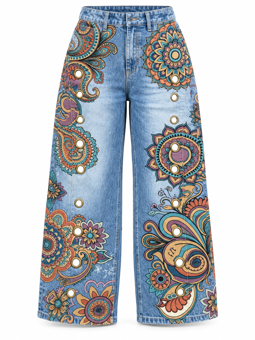 LAVINIA PAISLEY JEANS