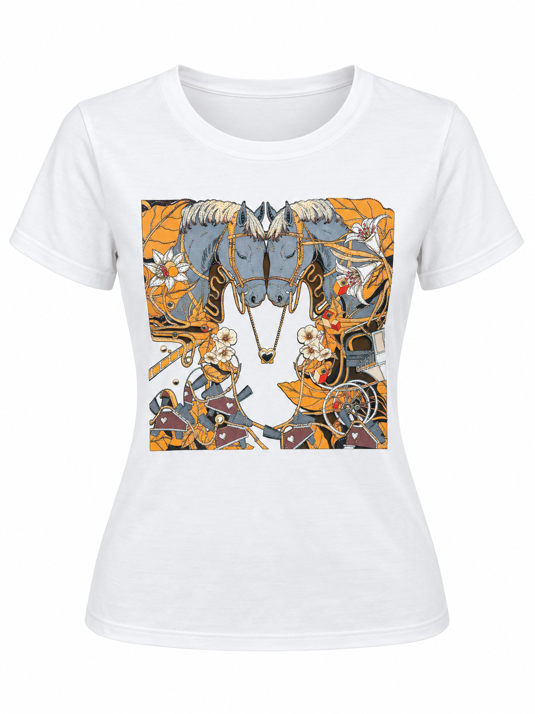 EQUESTRIAN CHARM GRAPHIC TEE