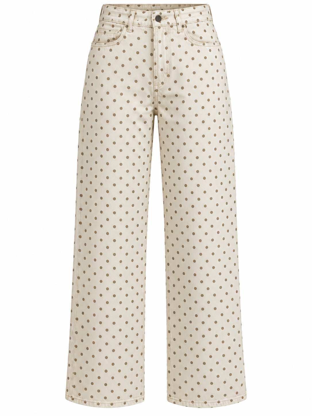 POLKA DOT CHIC WIDE LEG JEANS