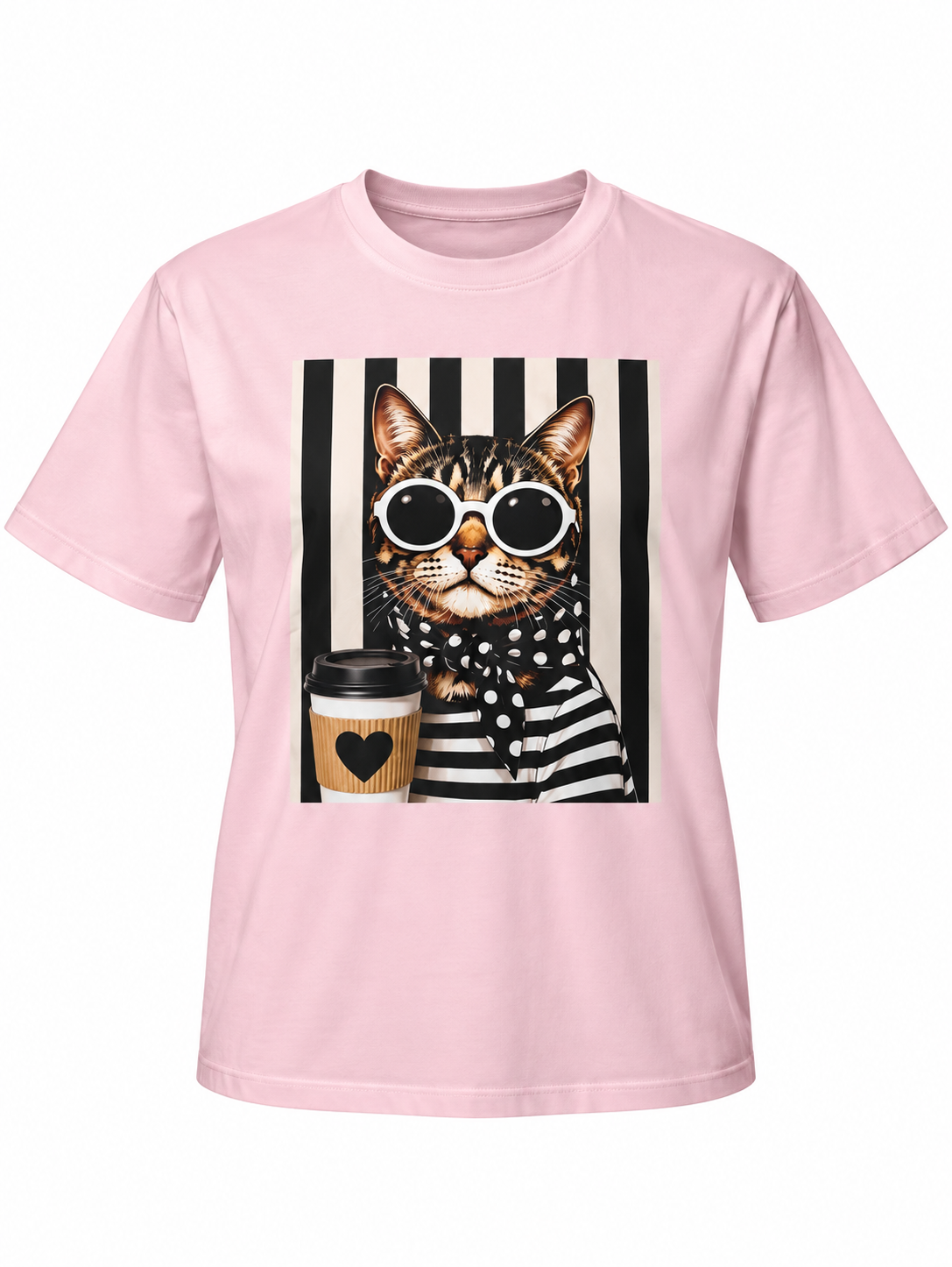 PARISIAN CAT COFFEE TEE
