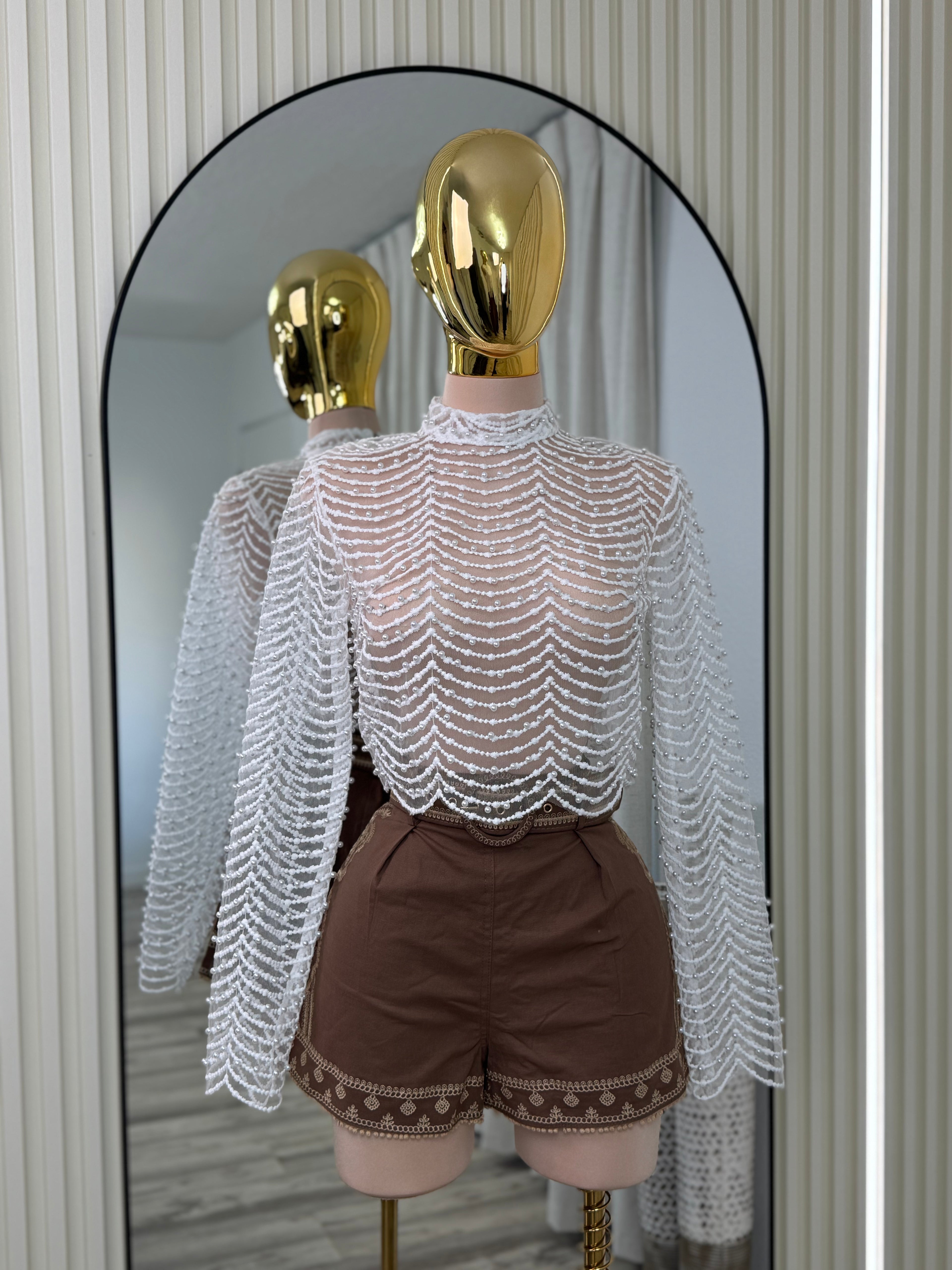 LUCIA BEADED TOP