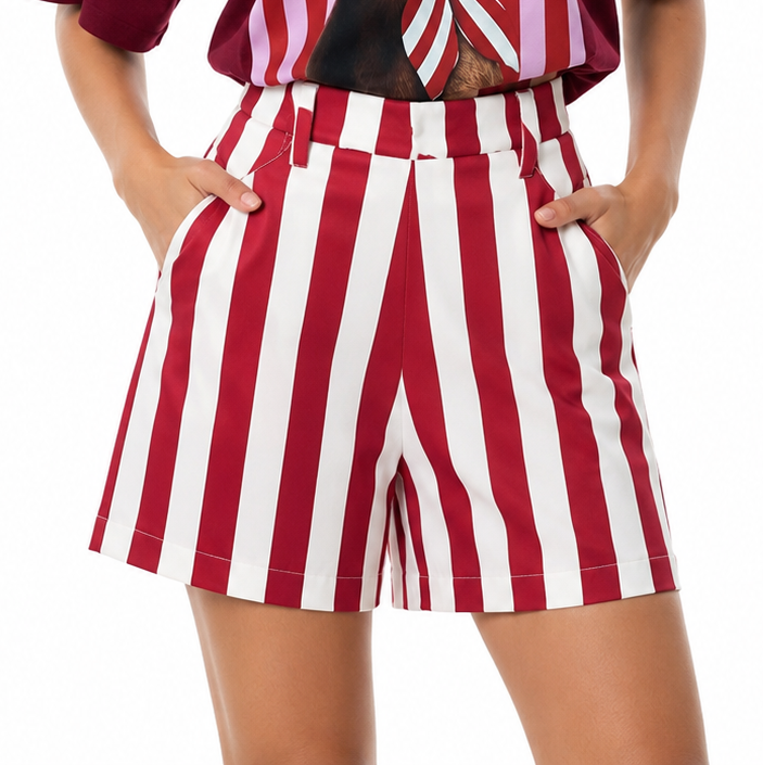 SCARLETT STRIPE SHORTS