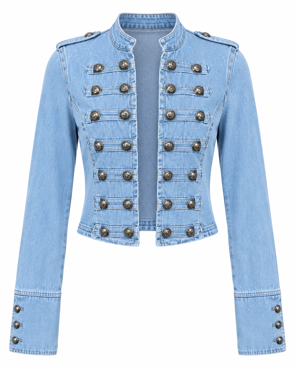 REGAL DENIM MILITARY JACKET