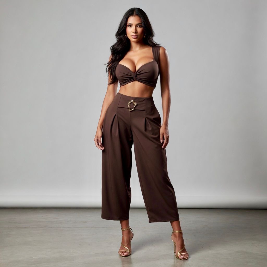 Mocha Twist Crop Top