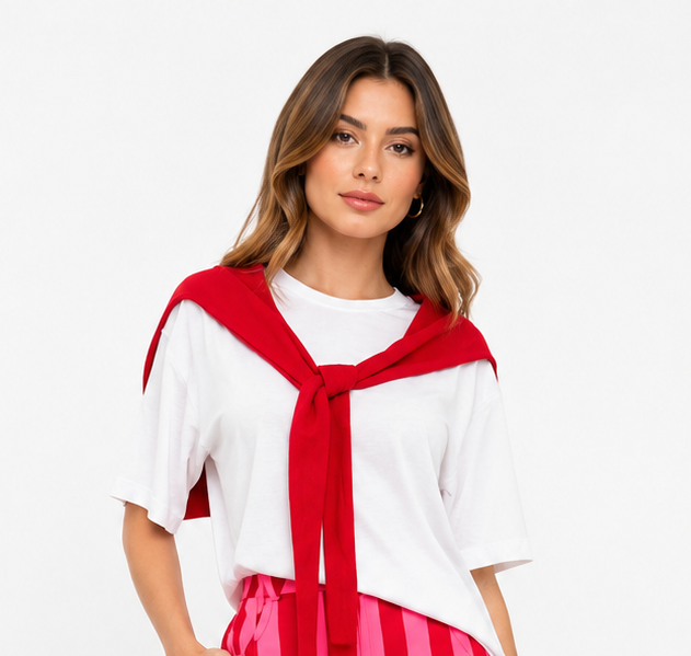 SCARLET PREPPY KNIT
