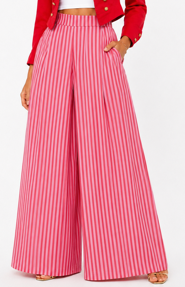 RIVIERA STRIPE MAXI PALAZZO