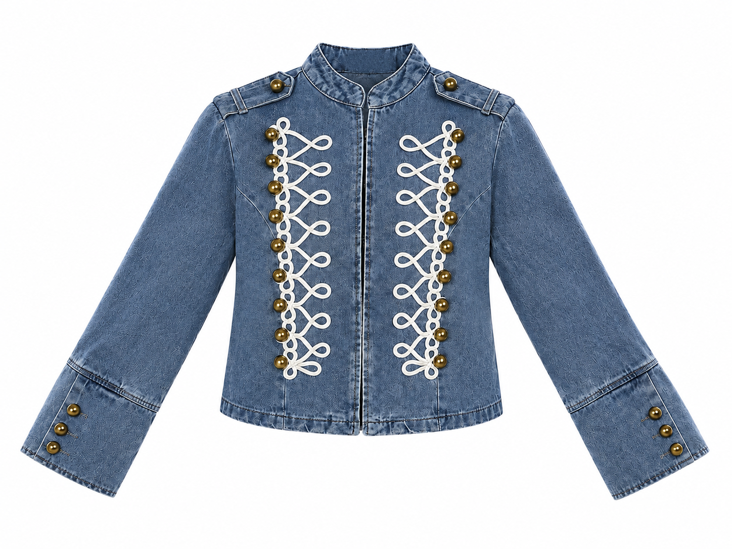 SAVANNAH MILITARY DENIM JACKET