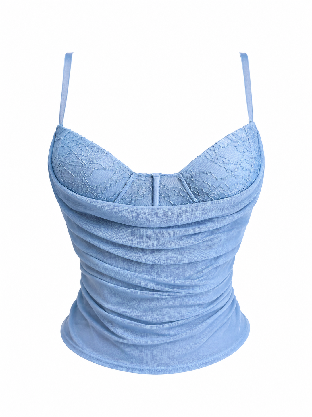 SKY LACE CORSET TOP