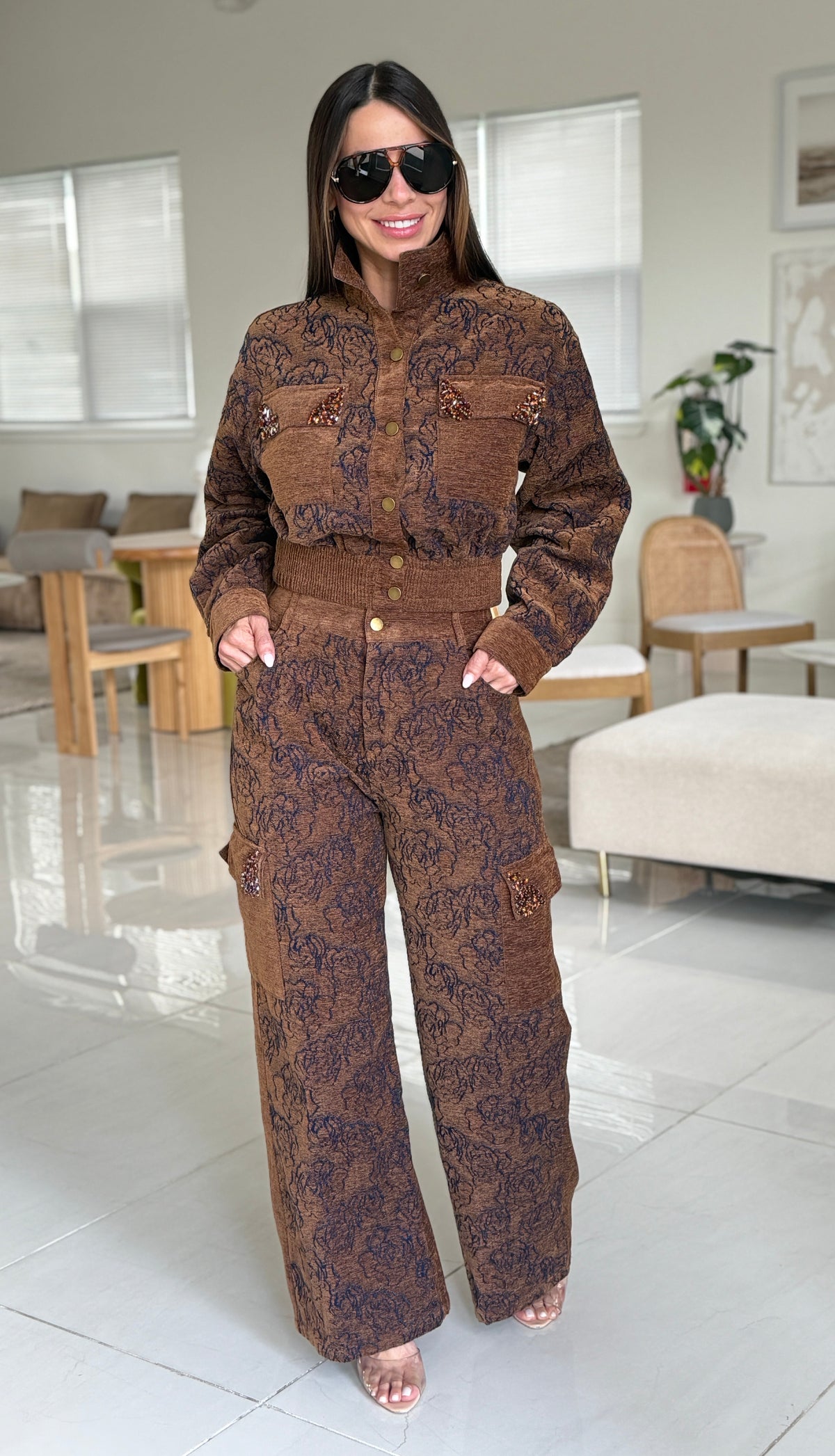 MOCHA TAPESTRY CARGO SET