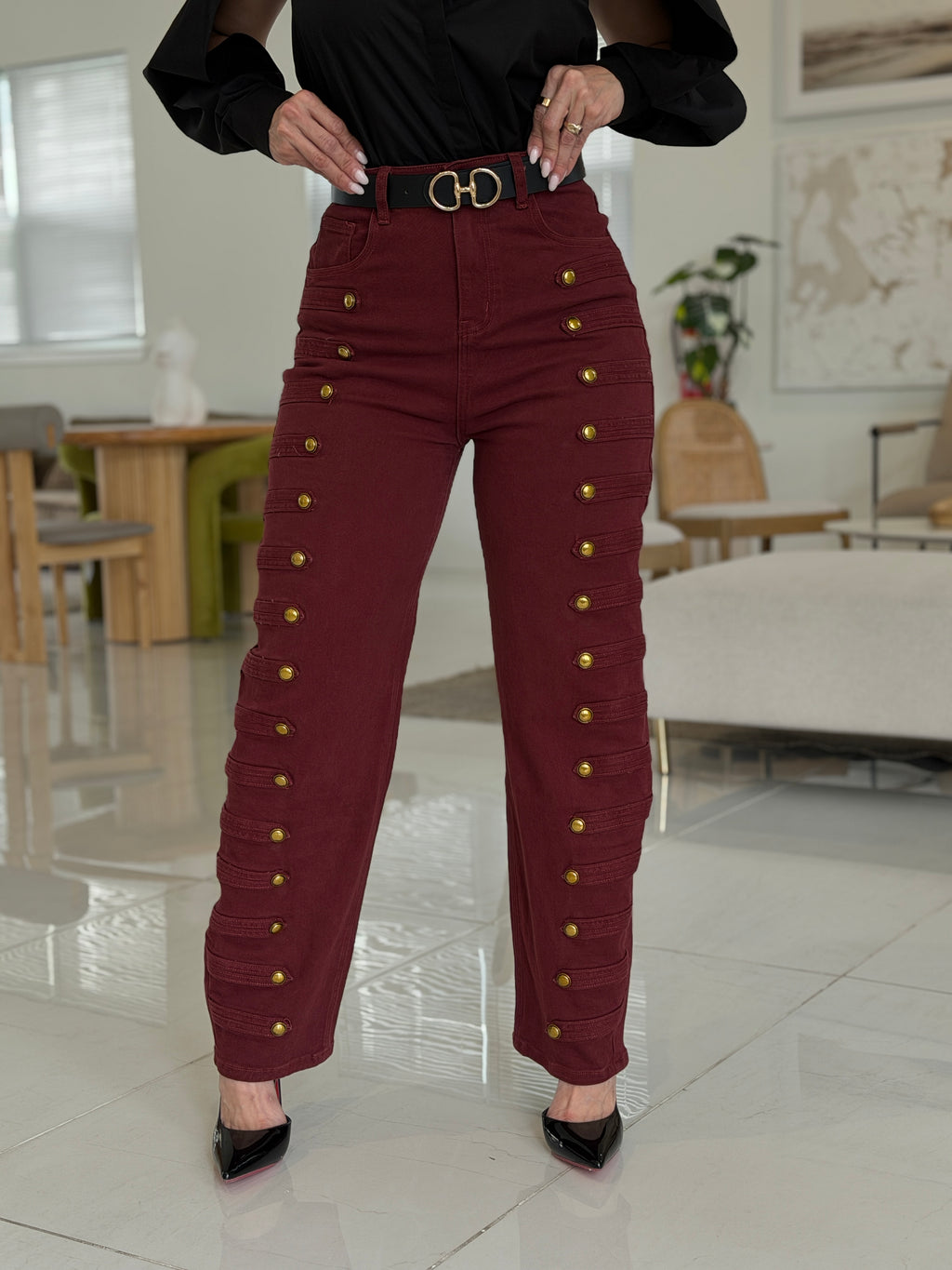 MERLOT GOLDEN EDGE PANTS