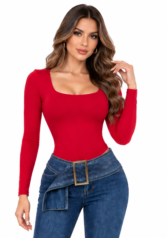 JEANS: GLAM BUCKLE FLARE JEANS