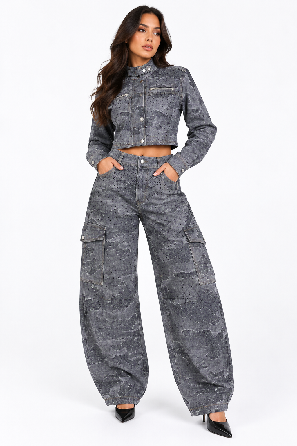 SHADOW CAMO CARGO SET