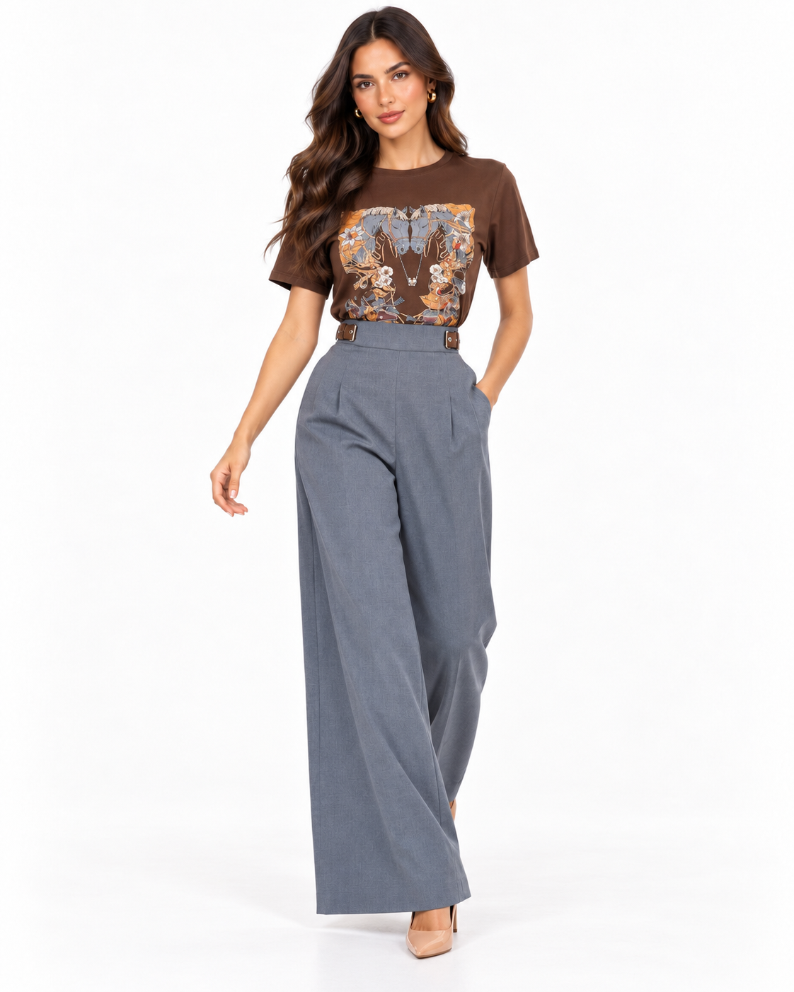 EQUESTRIAN CHARM GRAPHIC TEE
