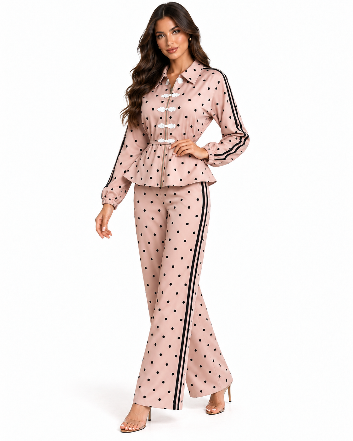 PARIS POLKA DOT PANT SET
