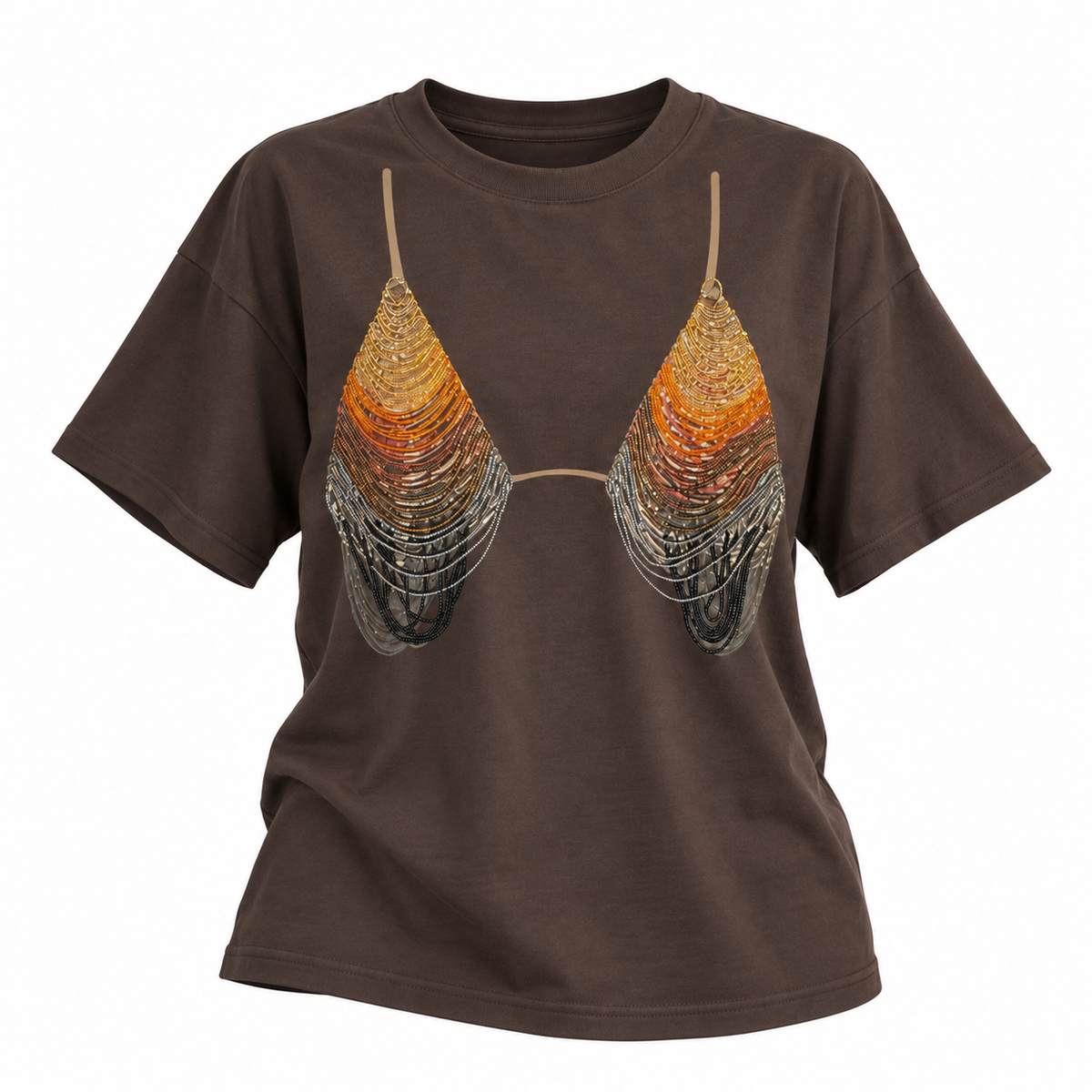 GOLDEN CHAINS OVERSIZED TEE