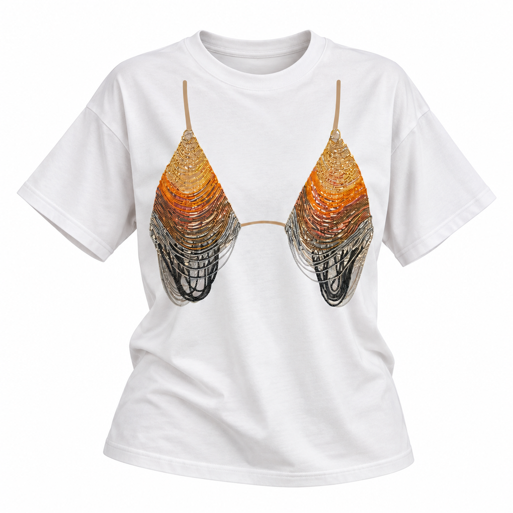 GOLDEN CHAINS OVERSIZED TEE
