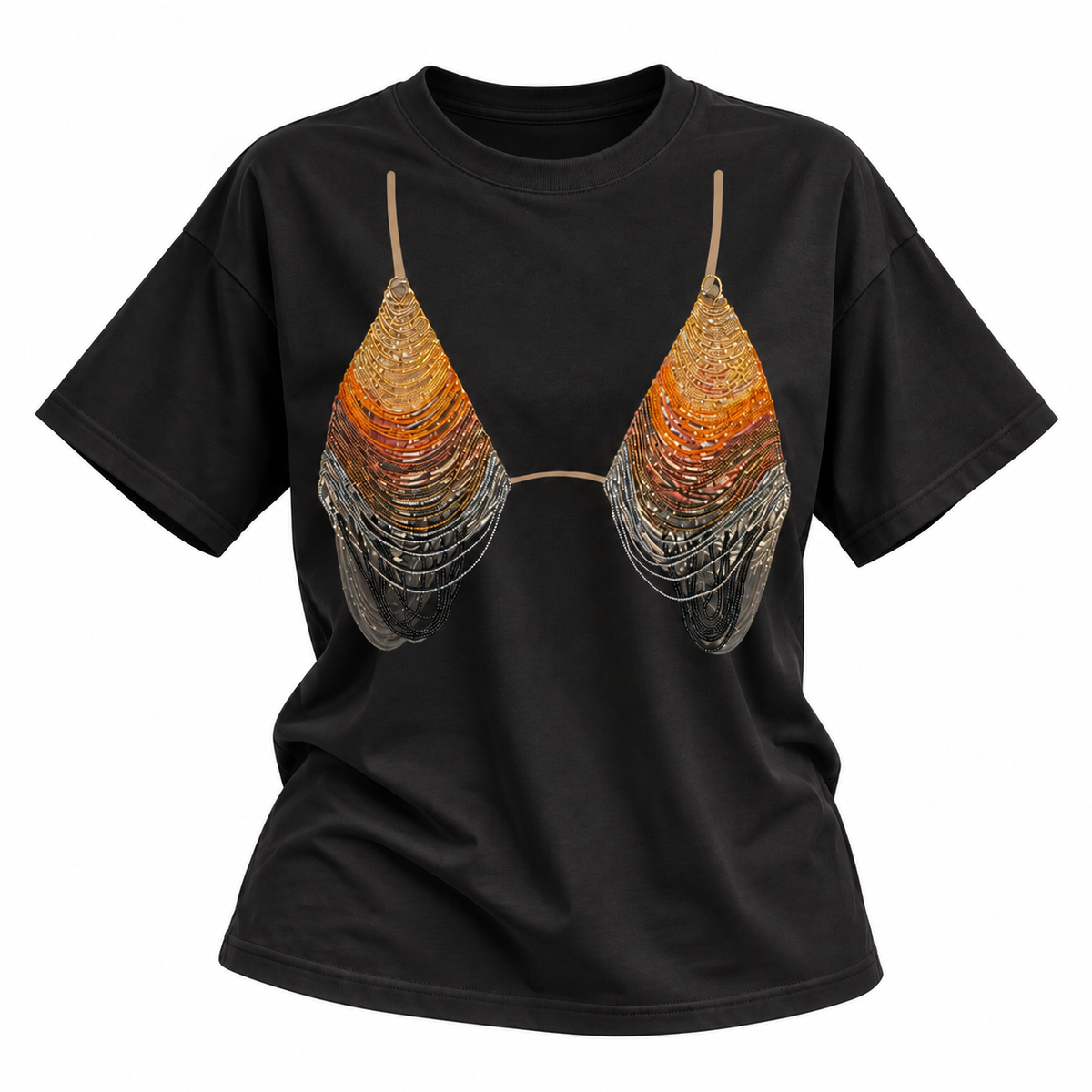 GOLDEN CHAINS OVERSIZED TEE