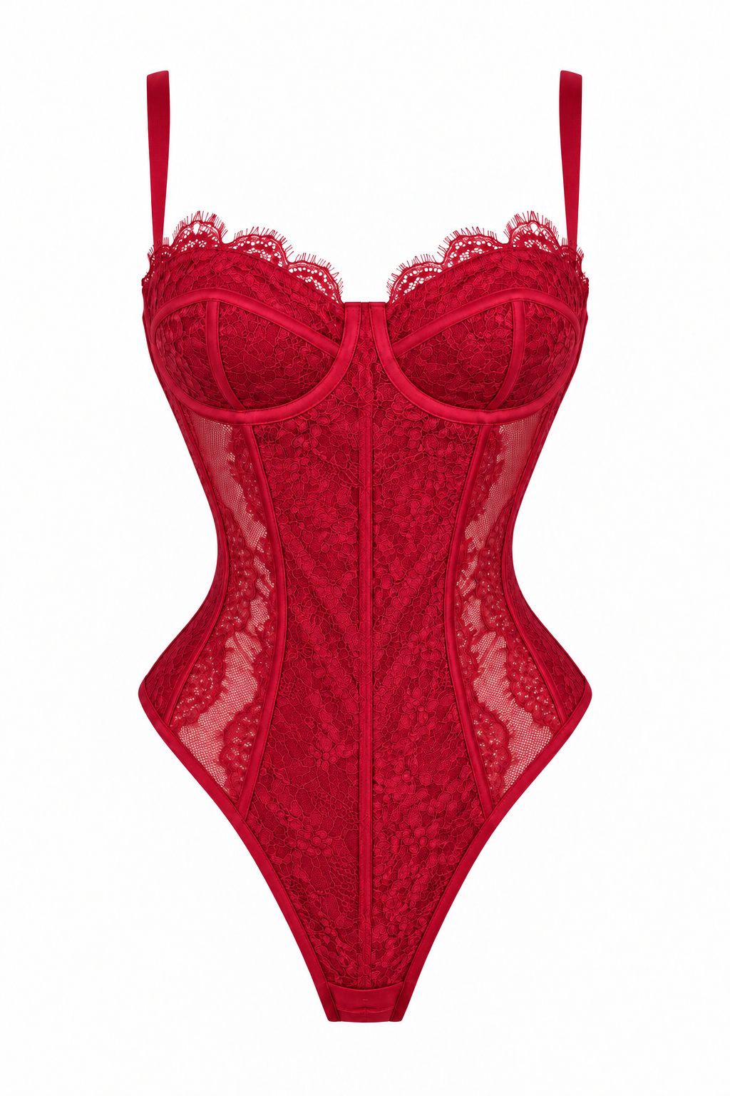 SCARLET ROMANCE LACE BODYSUIT