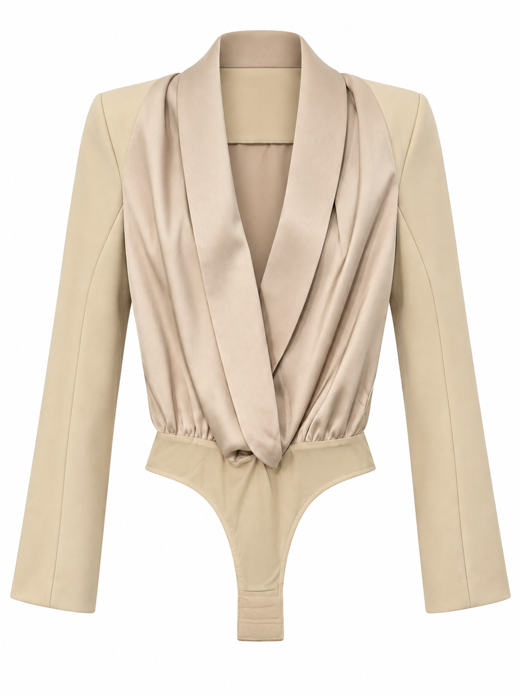 LUXE SATIN BLAZER BODYSUIT