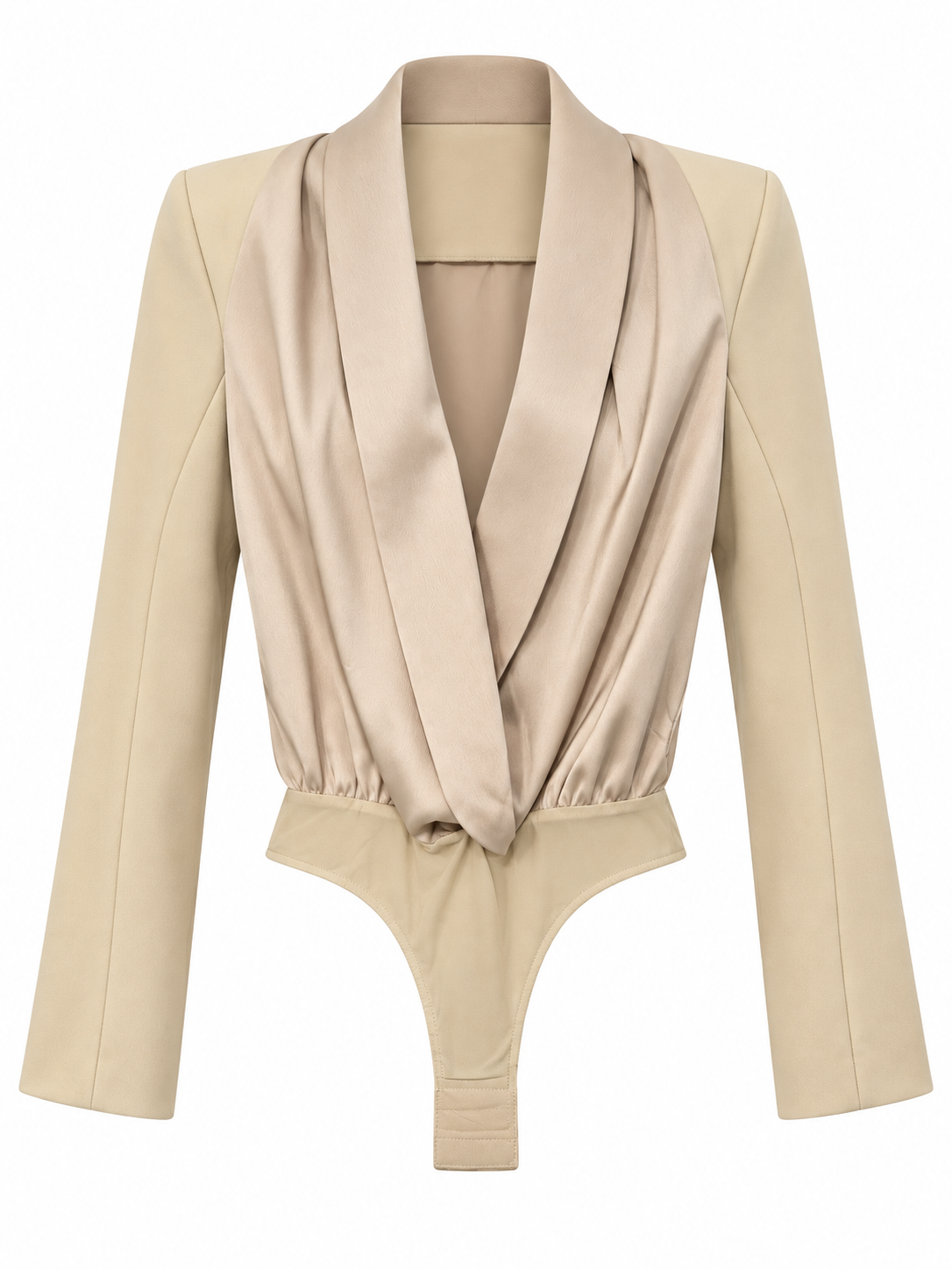 LUXE SATIN BLAZER BODYSUIT