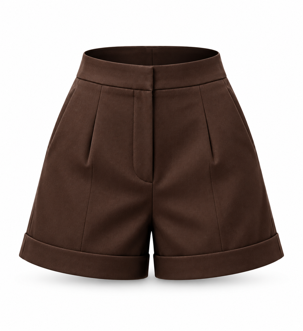 MOCHA TAILORED SHORTS