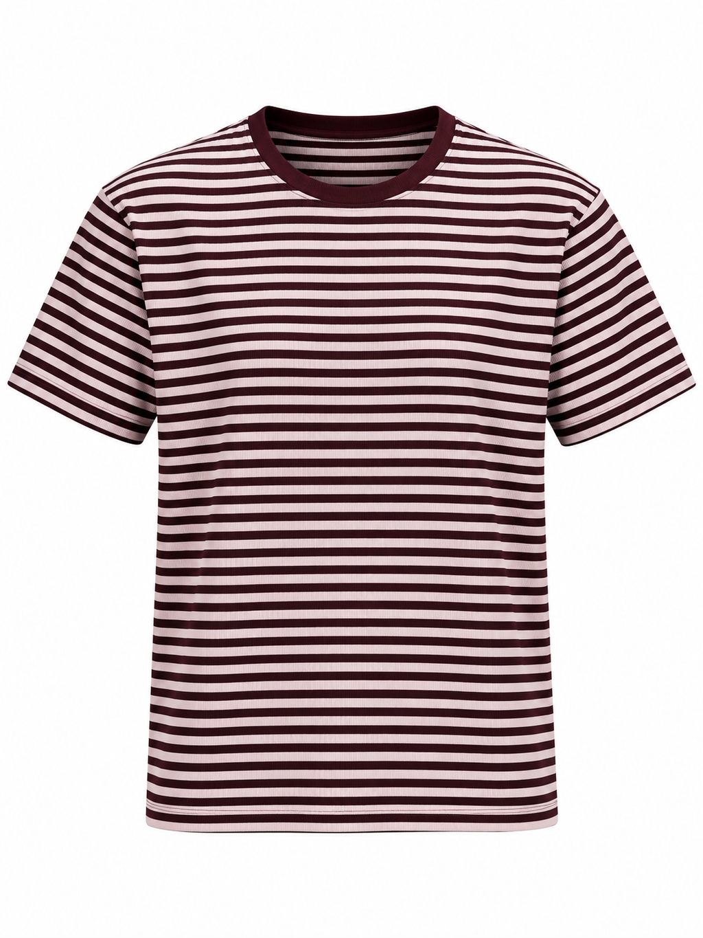 RETRO STRIPED CREW NECK TEE