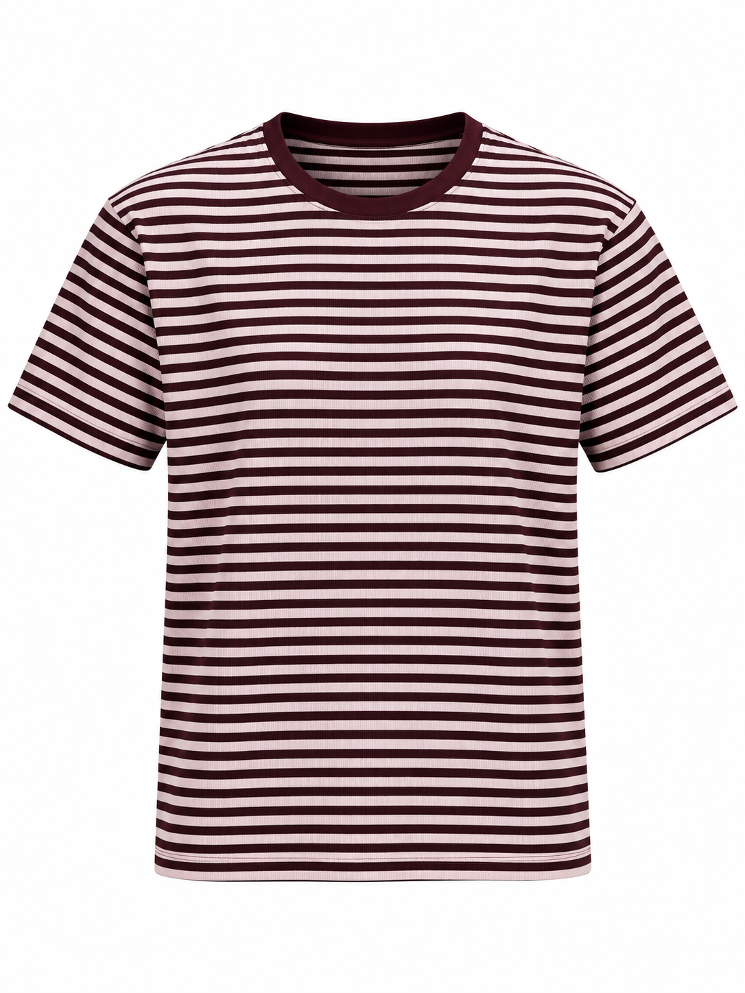 RETRO STRIPED CREW NECK TEE