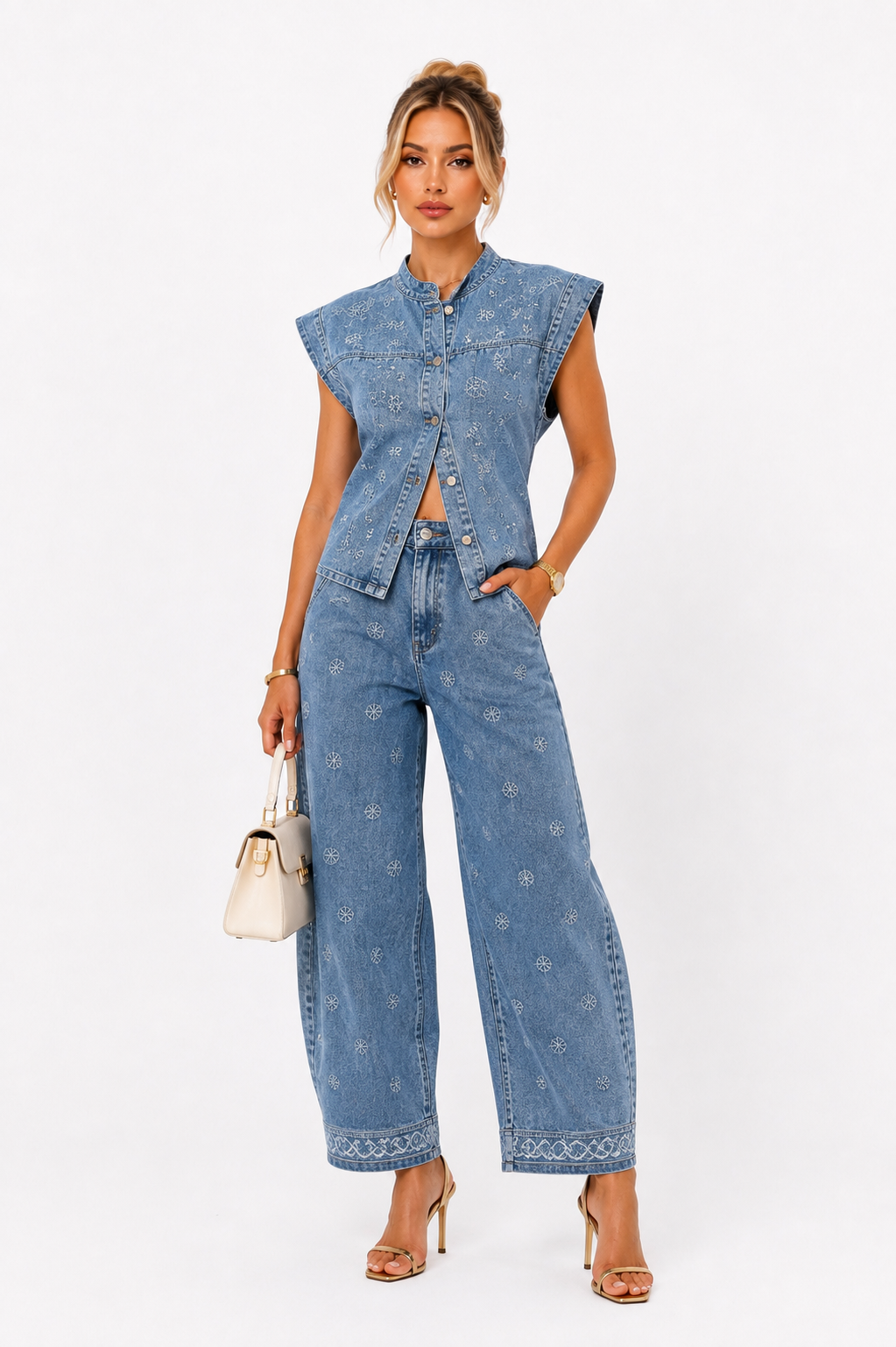 ZARIA DENIM SET